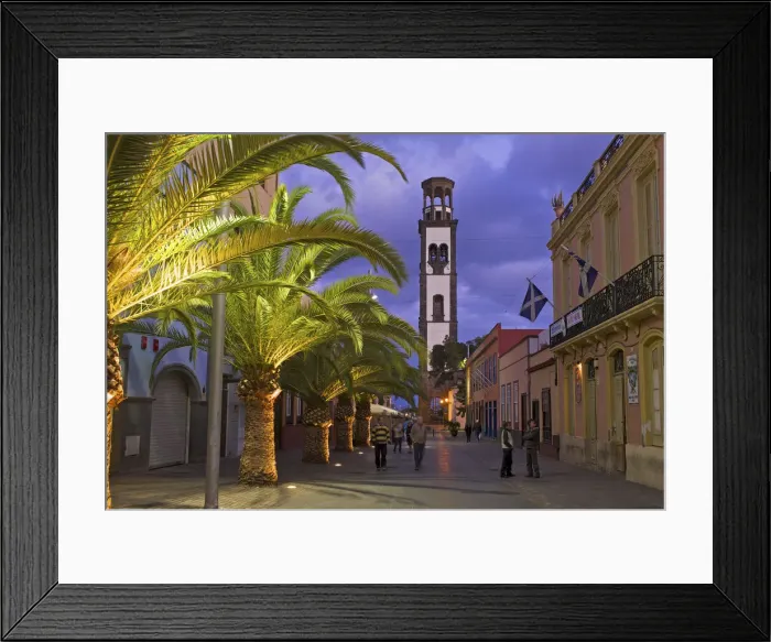Framed Print : Iglesia de la Conception and Calle Antonio Alfonso, Santa Cruz, Tenerife, Canary Islands Framed Print : Iglesia de la Conception and Calle Antonio Alfonso, Santa Cruz, Tenerife, Canary Islands