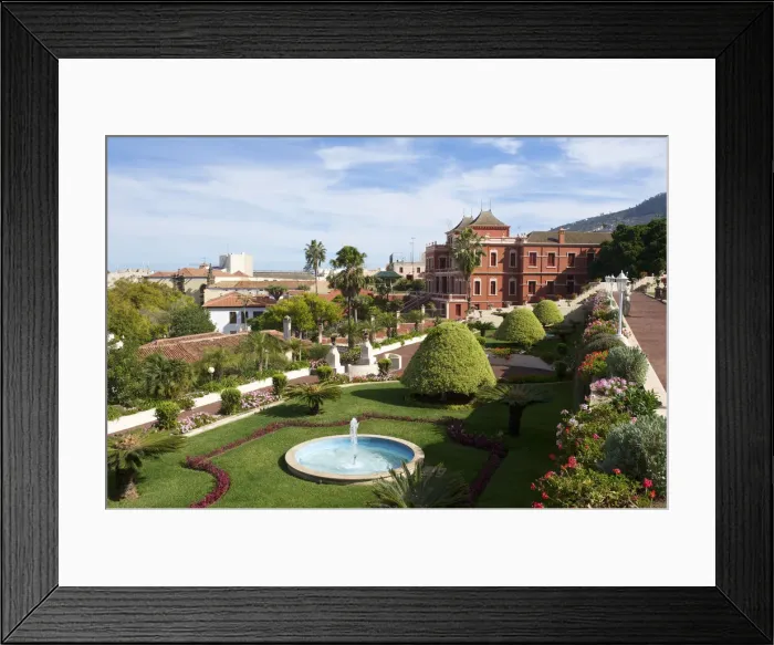 Framed Print : Jardin del Marquesado de la Quinta Roja, La Orotava, Tenerife, Canary Islands, Spain Framed Print : Jardin del Marquesado de la Quinta Roja, La Orotava, Tenerife, Canary Islands, Spain
