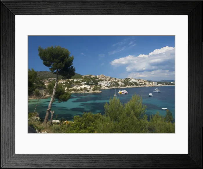 Framed Print : Cala Fornells, Majorca, Balearic Islands, Spain