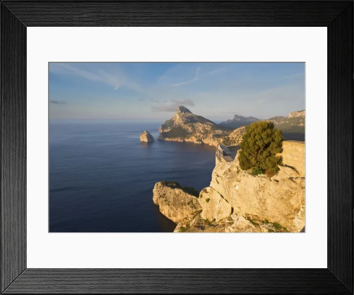 Framed Print : Mirador des Colomer, Cap Formentor, Majorca, Balearic Islands, Spain
