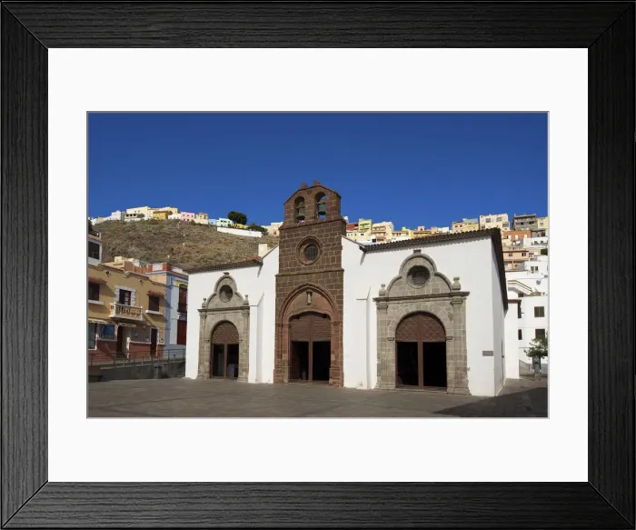 Framed Print : Iglesia Nuestra Senora de la Ascuncion, San Sebastian, La Gomera, Canary Islands, Spain Framed Print : Iglesia Nuestra Senora de la Ascuncion, San Sebastian, La Gomera, Canary Islands, Spain