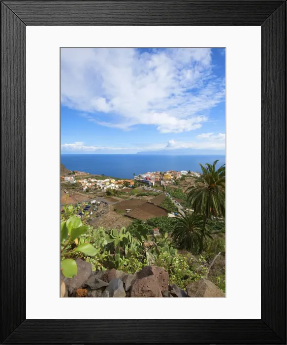 Framed Print : Agulo, La Gomera, Canary Islands, Spain Framed Print : Agulo, La Gomera, Canary Islands, Spain