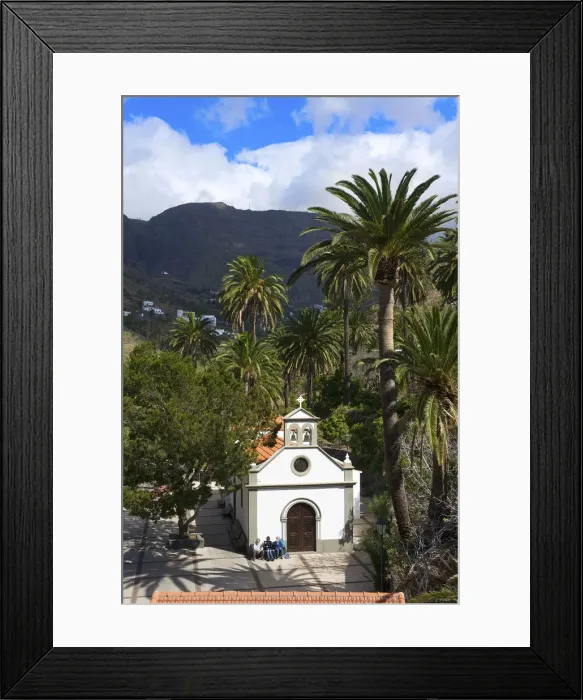 Framed Print : Eremita de los Reyes, Valle Gran Rey, La Gomera, Canary Islands, Spain Framed Print : Eremita de los Reyes, Valle Gran Rey, La Gomera, Canary Islands, Spain