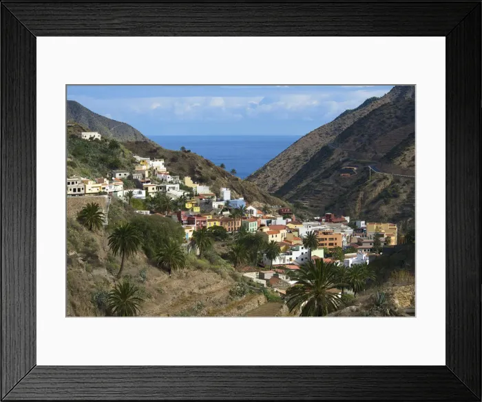 Framed Print : Vallehermoso, La Gomera, Canary Islands, Spain Framed Print : Vallehermoso, La Gomera, Canary Islands, Spain