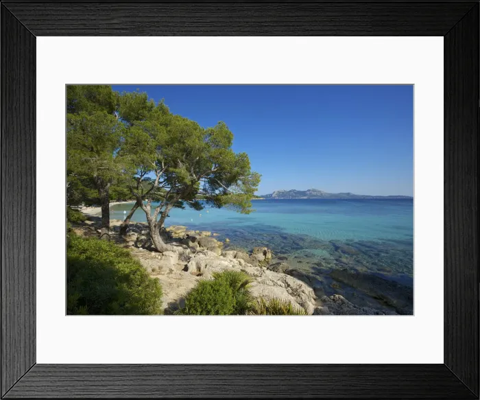Framed Print : Playa de Formentor, Majorca, Balearics, Spain Framed Print : Playa de Formentor, Majorca, Balearics, Spain