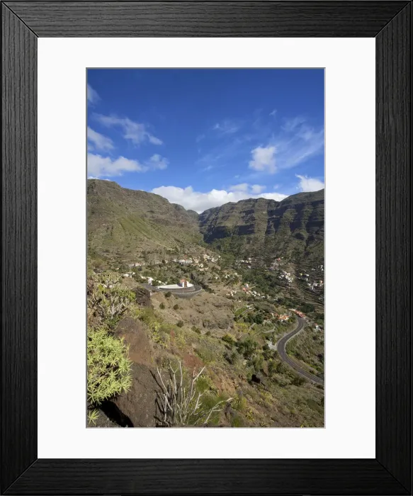 Framed Print : Valle Gran Rey, La Gomera, Canary Islands, Spain