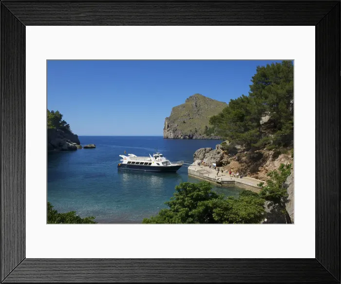 Framed Print : Cala de sa Calobra, Tramuntana, Majorca, Balearics, Spain Framed Print : Cala de sa Calobra, Tramuntana, Majorca, Balearics, Spain