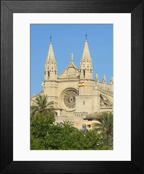Framed Print : Cathedral La Seu in Palma de Mallorca, Majorca, Balearics, Spain Framed Print : Cathedral La Seu in Palma de Mallorca, Majorca, Balearics, Spain