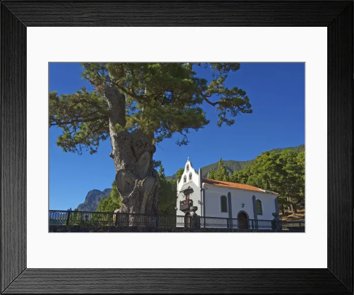 Framed Print : Pilgrimage Church Eremita Virgel del Pino, La Palma, Canaries, Spain Framed Print : Pilgrimage Church Eremita Virgel del Pino, La Palma, Canaries, Spain