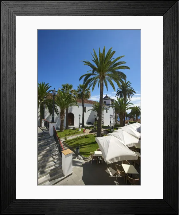 Framed Print : Church, San Andres, La Palma, Canaries, Spain