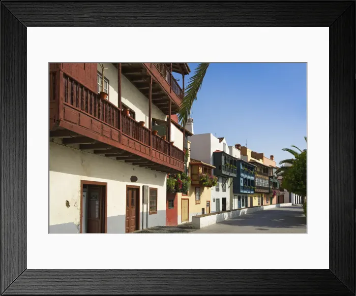 Framed Print : Avenida Maritima in Santa Cruz de La Palma, La Palma, Canaries, Spain Framed Print : Avenida Maritima in Santa Cruz de La Palma, La Palma, Canaries, Spain