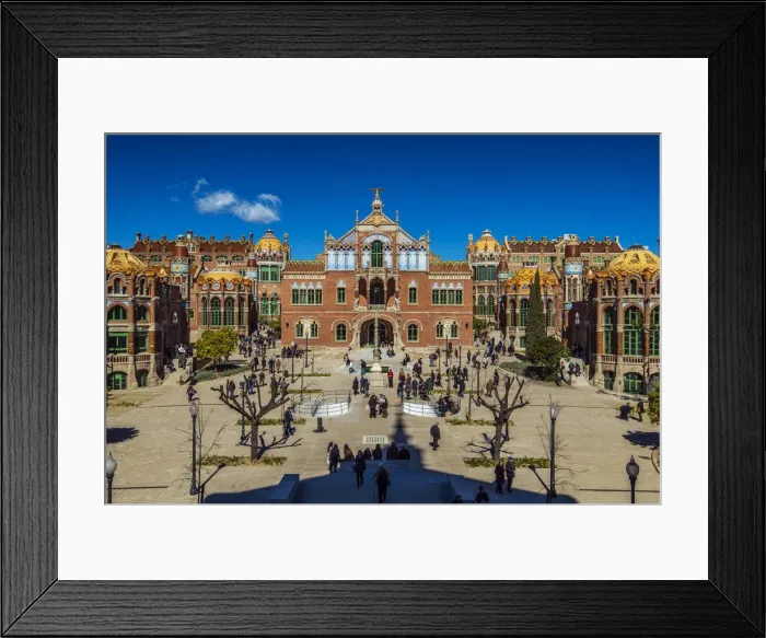 Framed Print : Hospital de la Santa Creu i Sant Pau, Barcelona, Catalonia, Spain Framed Print : Hospital de la Santa Creu i Sant Pau, Barcelona, Catalonia, Spain