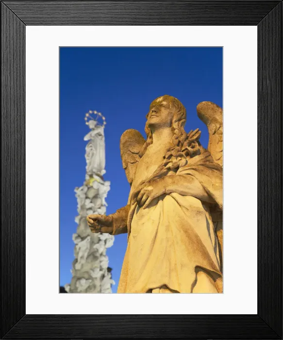 Framed Print : Plague Column and statue at dusk, Kosice, Kosice Region, Slovakia Framed Print : Plague Column and statue at dusk, Kosice, Kosice Region, Slovakia