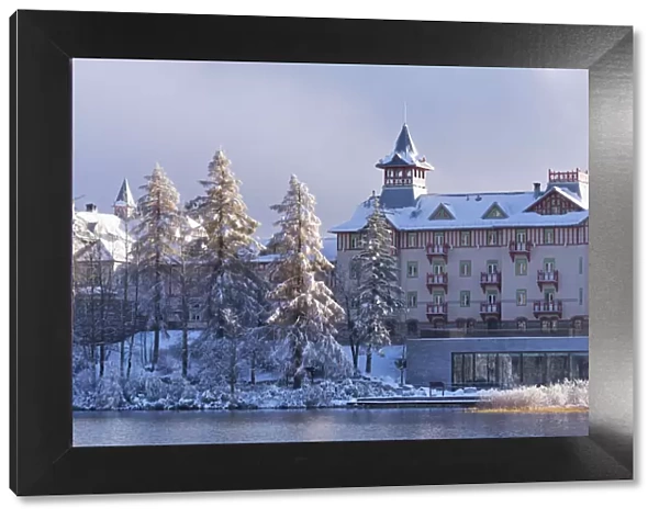 Luxury Hotel Kempinski on the shores of Strbske Pleso in the High Tatras, Slovakia