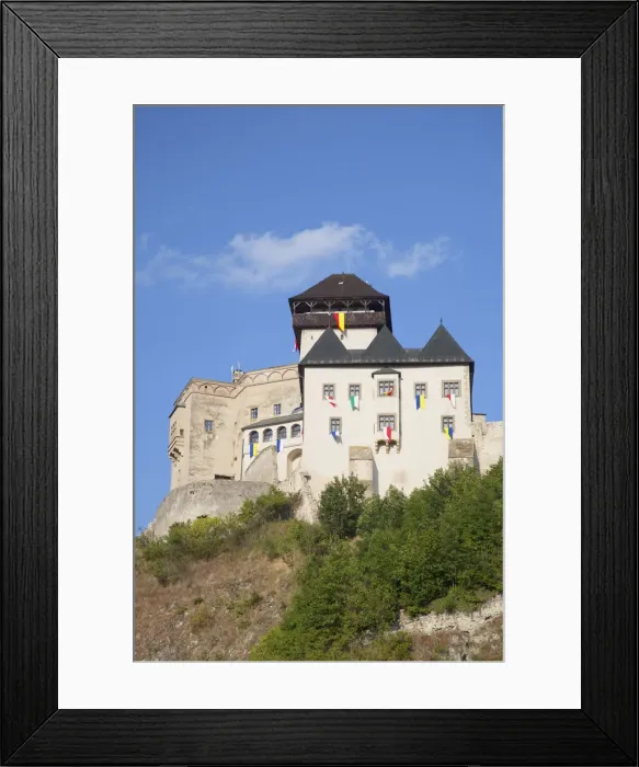 Framed Print : Trencin Castle, Trencin, Trencin Region, Slovakia