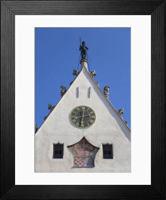 Framed Print : Detail on Saris Museum in Radnicne Square, Bardejov (UNESCO World Heritage Site)