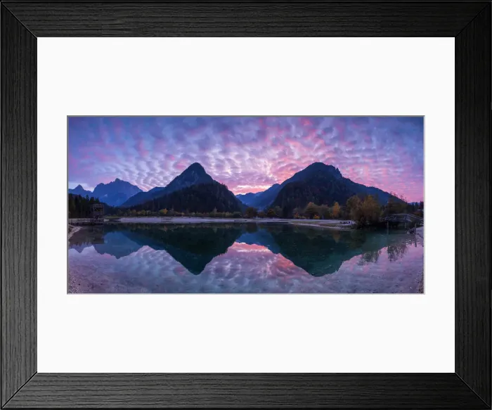 Framed Print : Jasna Lake at Sunset, Julian Alps, Triglav National Park, Slovenia Framed Print : Jasna Lake at Sunset, Julian Alps, Triglav National Park, Slovenia