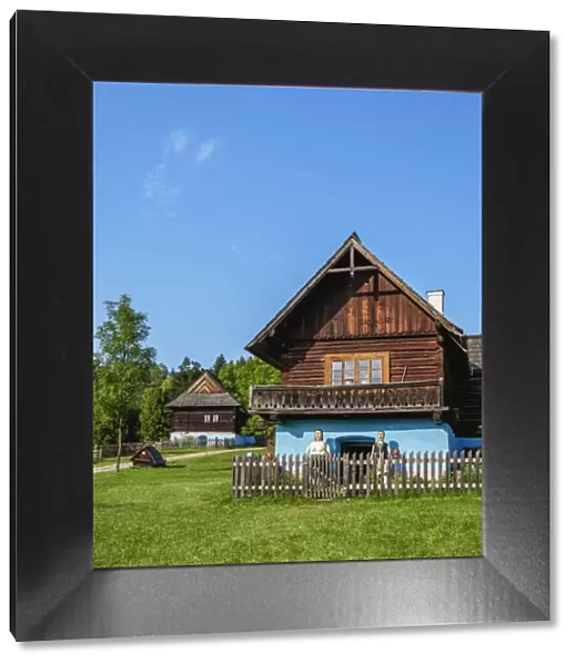 Hut in Open Air Museum at Stara Lubovna, Presov Region, Slovakia