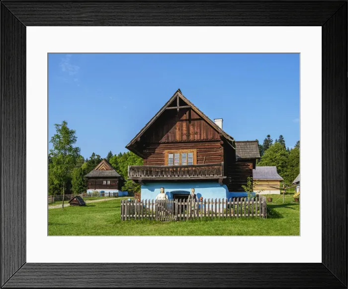 Framed Print : Hut in Open Air Museum at Stara Lubovna, Presov Region, Slovakia Framed Print : Hut in Open Air Museum at Stara Lubovna, Presov Region, Slovakia
