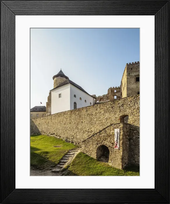 Framed Print : Castle in Stara Lubovna, Presov Region, Slovakia