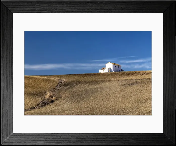 Framed Print : Rolling hills landscape, Andalusia, Spain Framed Print : Rolling hills landscape, Andalusia, Spain
