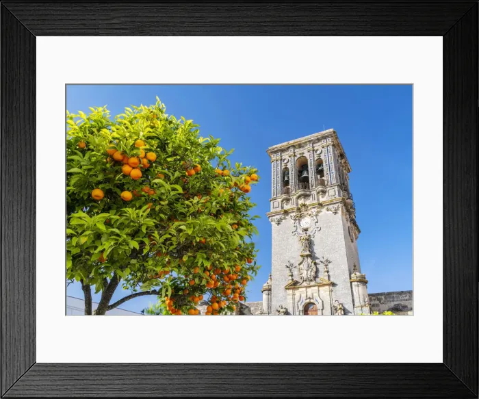 Framed Print : Parroquia De Santa Maria or St. Mary Parish, Arcos de la Frontera, Andalusia, Spain Framed Print : Parroquia De Santa Maria or St. Mary Parish, Arcos de la Frontera, Andalusia, Spain
