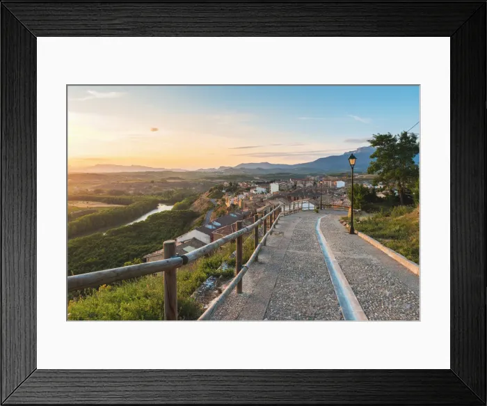 Framed Print : Spain, La Rioja, San Vicente de la Sonsierra