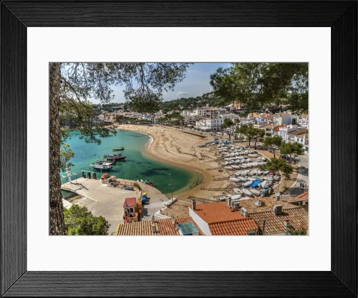 Framed Print : Llafranc, Costa Brava, Catalonia, Spain