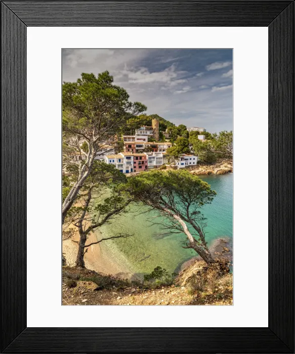 Framed Print : Playa Sa Tuna, Begur, Costa Brava, Catalonia, Spain Framed Print : Playa Sa Tuna, Begur, Costa Brava, Catalonia, Spain