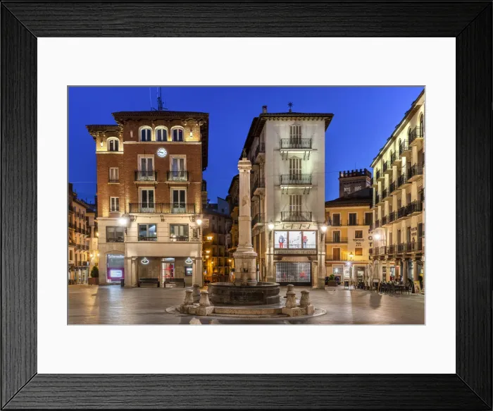 Framed Print : Plaza del Torico square, Teruel, Aragon, Spain Framed Print : Plaza del Torico square, Teruel, Aragon, Spain