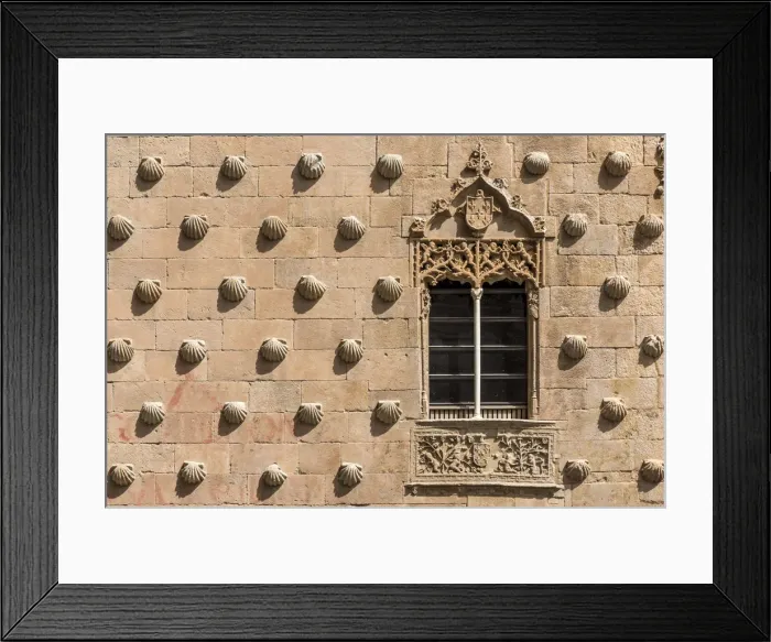 Framed Print : Casa de las Conchas, Salamanca, Castile and Leon, Spain