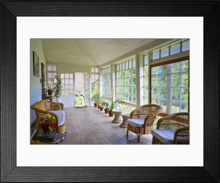 Framed Print : India, West Bengal, Kurseong, Goomtee Tea Estate, Estate managers bungalow now also Framed Print : India, West Bengal, Kurseong, Goomtee Tea Estate, Estate managers bungalow now also