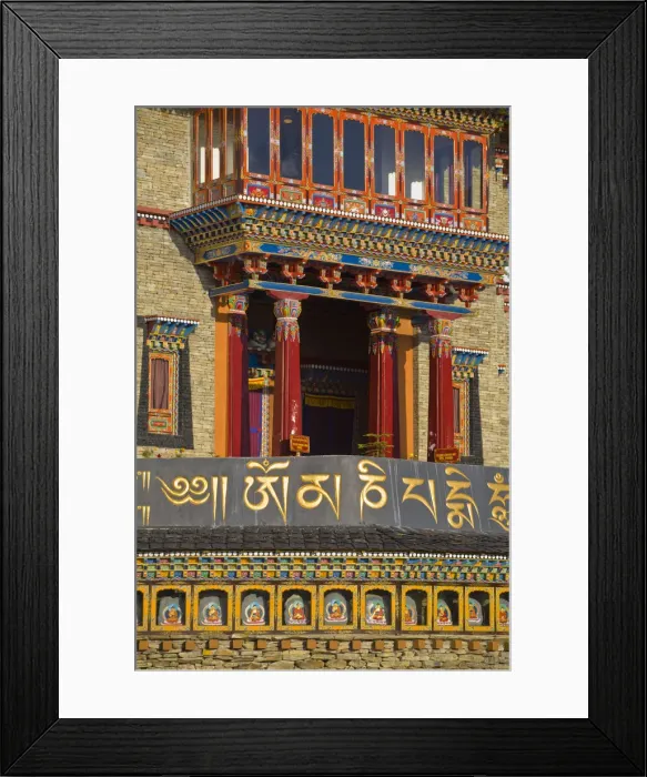 Framed Print : India, Sikkim, Ravangla (Rabongla), Karma Theckhling Monastery - a new monastery