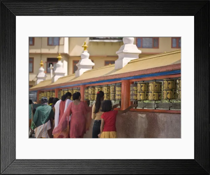 Framed Print : India, Sikkim, Gangtok, Do-Drul Chorton Framed Print : India, Sikkim, Gangtok, Do-Drul Chorton