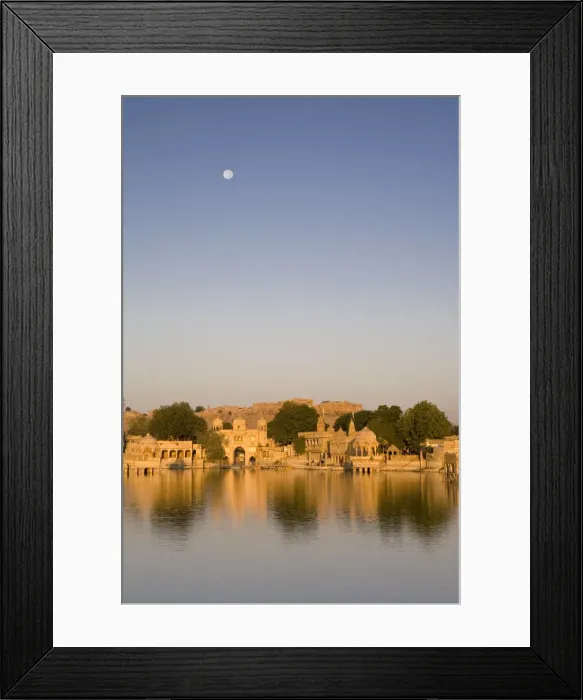Framed Print : Sunrise, Gadsisar Lake, Jaisalmer, Rajasthan, India Framed Print : Sunrise, Gadsisar Lake, Jaisalmer, Rajasthan, India