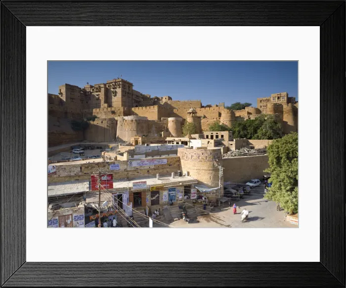 Framed Print : Rajmahal & City Walls, Jaisalmer, Rajasthan, India Framed Print : Rajmahal & City Walls, Jaisalmer, Rajasthan, India