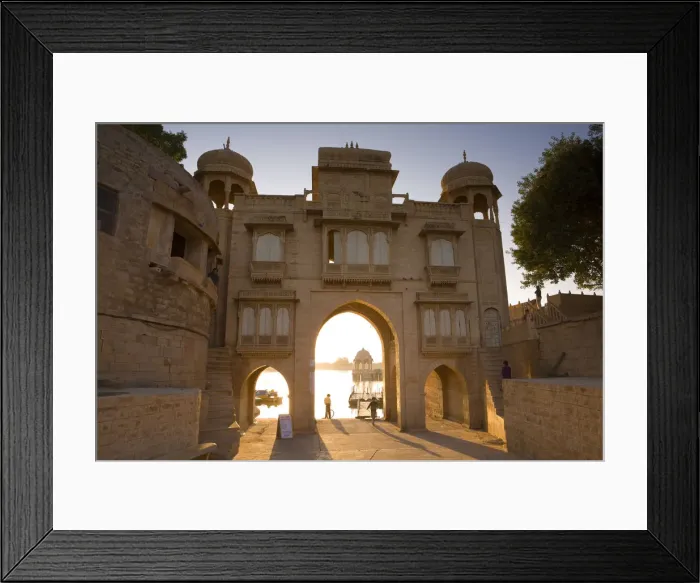 Framed Print : Prostitutes Gate, Gadsisar Lake, Jaisalmer, Rajasthan, India Framed Print : Prostitutes Gate, Gadsisar Lake, Jaisalmer, Rajasthan, India