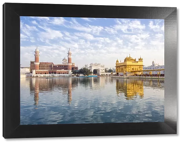 India, Punjab, Amritsar, - Golden Temple, The Harmandir Sahib, Amrit Sagar - lake