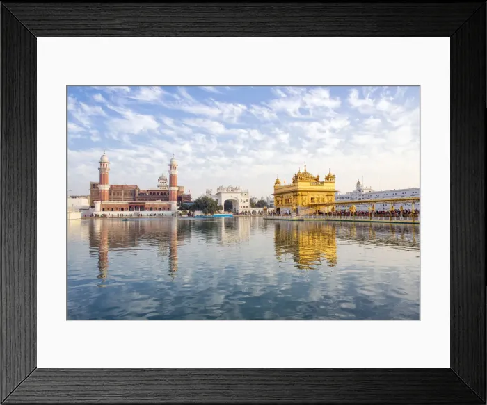 Framed Print : India, Punjab, Amritsar, - Golden Temple, The Harmandir Sahib, Amrit Sagar - lake Framed Print : India, Punjab, Amritsar, - Golden Temple, The Harmandir Sahib, Amrit Sagar - lake