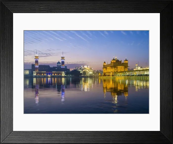 Framed Print : India, Punjab, Amritsar, - Golden Temple, The Harmandir Sahib, Amrit Sagar - lake Framed Print : India, Punjab, Amritsar, - Golden Temple, The Harmandir Sahib, Amrit Sagar - lake