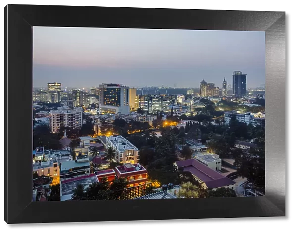 India, Karnataka, Bangalore (Bangaluru), capital of the state of Karnataka, city skyline