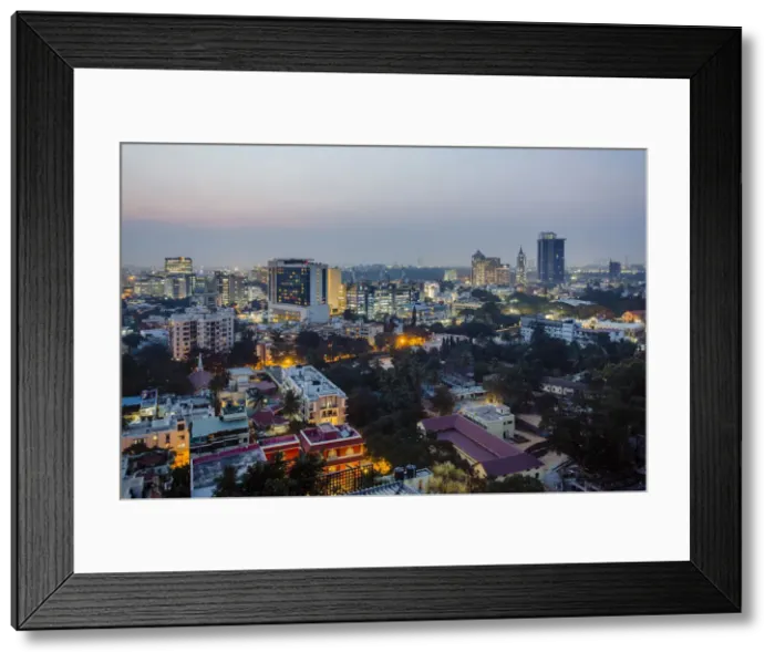 Framed Print : India, Karnataka, Bangalore (Bangaluru), capital of the state of Karnataka, city skyline Framed Print : India, Karnataka, Bangalore (Bangaluru), capital of the state of Karnataka, city skyline