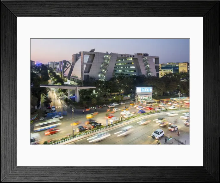Framed Print : India, Hyderabad, capital of Telangana State, (Andhra Pradesh), Hi Tech City, India s Framed Print : India, Hyderabad, capital of Telangana State, (Andhra Pradesh), Hi Tech City, India s