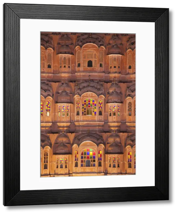 Framed Print : India, Rajasthan, Jaipur, Hawa Mahal (Palace of the Winds) Framed Print : India, Rajasthan, Jaipur, Hawa Mahal (Palace of the Winds)