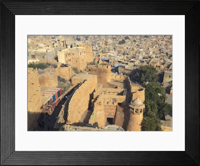 Framed Print : India, Rajasthan, Jaisalmer, Jaisalmer Fort Framed Print : India, Rajasthan, Jaisalmer, Jaisalmer Fort