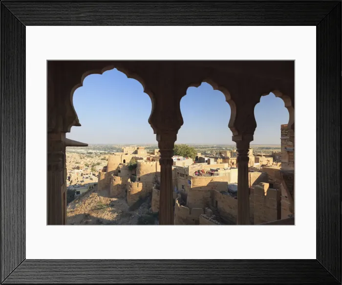 Framed Print : India, Rajasthan, Jaisalmer, Jaisalmer Fort Framed Print : India, Rajasthan, Jaisalmer, Jaisalmer Fort