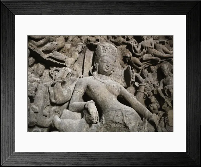 Framed Print : Shiva Ardhanari relief, Shiva cave temple, Island of Elephanta, nr Mumbai, Maharashtra Framed Print : Shiva Ardhanari relief, Shiva cave temple, Island of Elephanta, nr Mumbai, Maharashtra