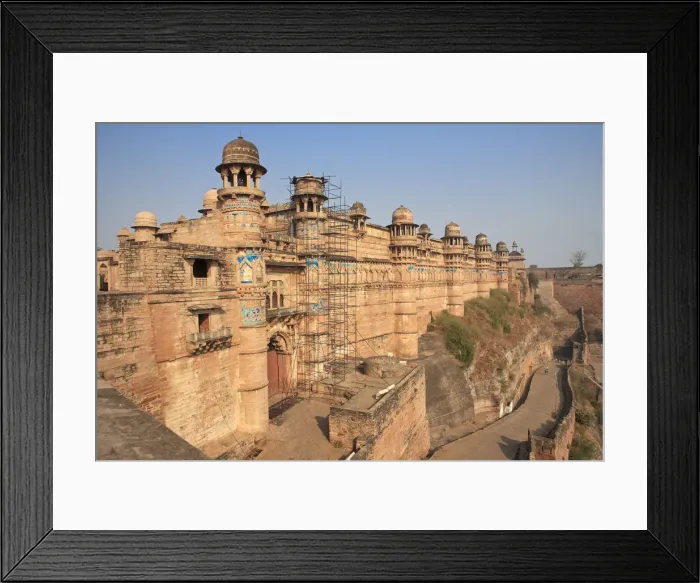 Framed Print : Fort, Man Mandir palace (1500), Gwalior, Madhya Pradesh, India Framed Print : Fort, Man Mandir palace (1500), Gwalior, Madhya Pradesh, India