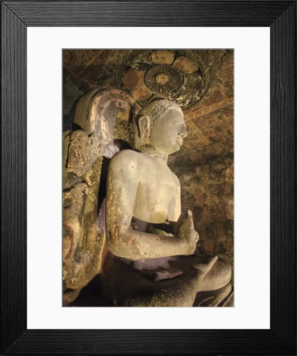 Framed Print : Buddha, Cave 6, vihara (monastery), UNESCO World Heritage site, Ajanta, Maharashtra Framed Print : Buddha, Cave 6, vihara (monastery), UNESCO World Heritage site, Ajanta, Maharashtra