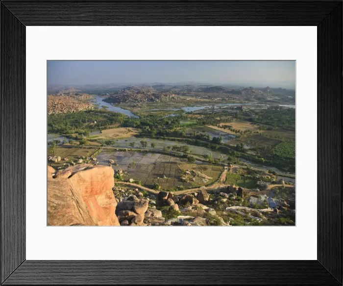 Framed Print : Landscape around Hampi, Malyavanta Hill, Karnataka, India Framed Print : Landscape around Hampi, Malyavanta Hill, Karnataka, India